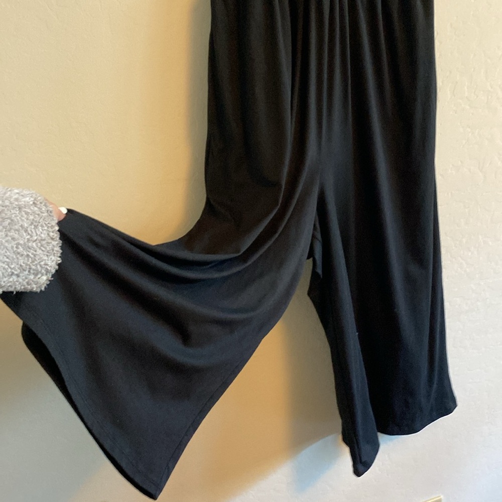 Hutch Wide Leg Knit Jumpsuit size M black - Picture 6 of 12
